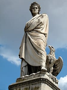 Statue of Dante by Santa Croce Church