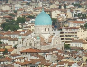Florence skyline with the Synagogue