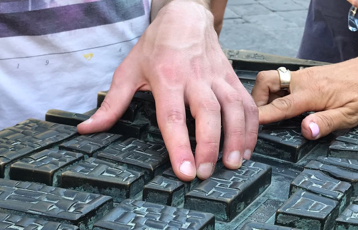 A tour of Florence for the visually impaired