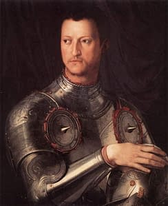 Cosimo I de' Medici by Agnolo Bronzino. 