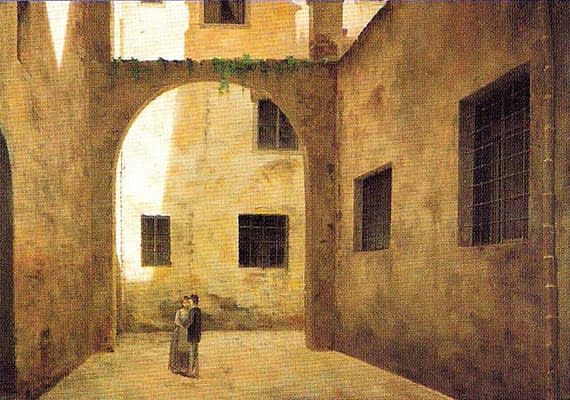 Fabio Borbottoni, An arch in the ghetto of Florence