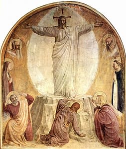 Fra'Angelico, Transfiguration, freso in San Marco Convent in the friars' cells