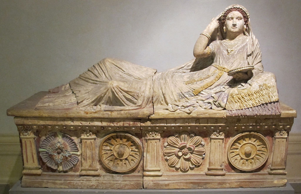 Sarcophagus of Larthia Seianti, 150-130 a.C, Archeological Museum of Florence