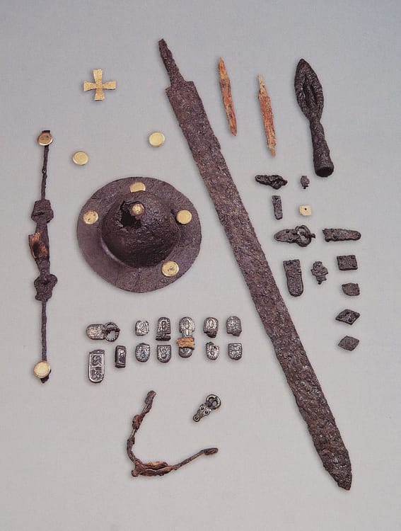 Funerary outfit of a Lombard warrior